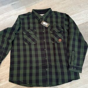 Men's Legendary Whitetails Green Flannel